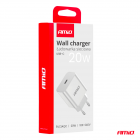 Chargeur 1*USB-C 20W 230V charge rapide