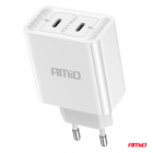 Chargeur 2*USB-C 40W 230V charge rapide