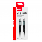 Câble de chargement USB-C USB-C 60W 100cm