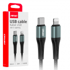 Câble USB C - Foudre 20W 100cm