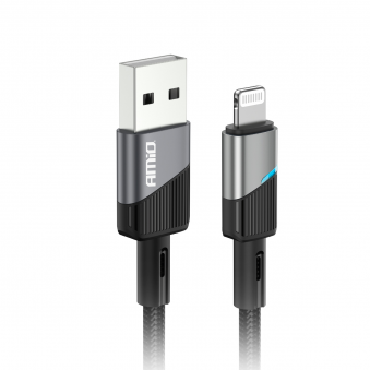 Uzlādes kabelis USB Lightning 3A 100cm, S103-03925
