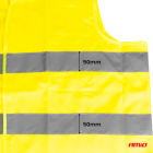 Reflektorvest XXXL kollane, sertifitseer