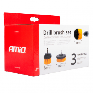 3 tīrīšanas birstīšu komplekts urbjmašīnai, S103-04017