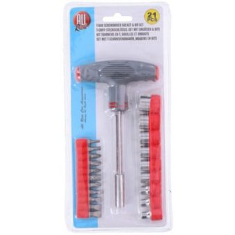 21-piece T-screwdriver, S103-040622