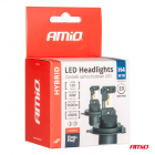 LED 2kpl H4 H19 6000K Canbus 60W 12V