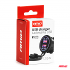 Chargeur 2Xusb éclairage bleu rapide 3.0