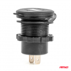 Chargeur 2x USB-C rétroéclairage voltmètre