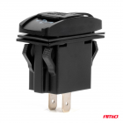 Chargeur 2xprise USB 12/24V fond rouge