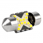 Светодиодные лампочки 2шт 12SMD C5W 2016 31мм 12/24