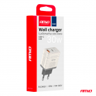 Chargeur rapide 220V 30W USB-A+USB-C