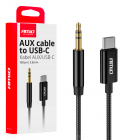Audio juhe USB-C -AUX mini  1m