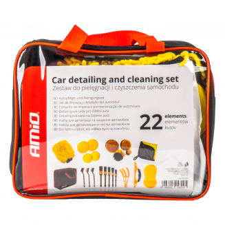 Auto detailide ja puhastuskomplekt 22osa, S103-04329