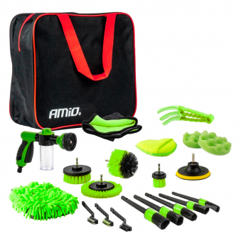 Auto detailide ja puhastuskomplekt 21osa, S103-04330