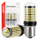 Led 2tk BA15S P21W R10W R5W 4SMD valge