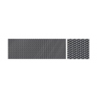 Kauneusristikkorombi 6x12mm/120x20cm musta