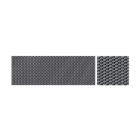 Kauneusristikkorombi 6x12mm/120x20cm musta
