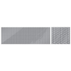 Kauneusristikkorombi 2x4mm/120x20cm musta
