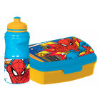  Spiderman juomapullo + ruokalaatikko 
