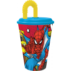 Juomakuppi joustavalla pillillä 430ml, Spider