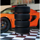 Tire trolley, holds 4 tires, max. 62 cm