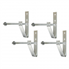 Tire holder for wall 4pcs, width 205mm