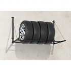 Tire and rim rack 90-130cm, assembled.