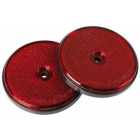 Reflectors 2 pcs, E, diameter 65mm red