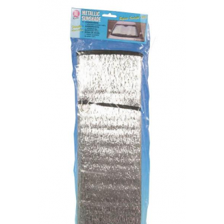 Windshield sunshade 130x60cm silver, S103-213224