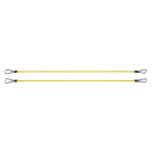 Attache de charge 2 pcs. mousqueton extensible de 100 cm