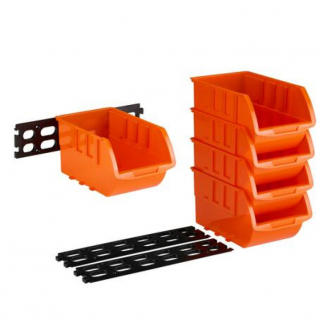 Scatole da 8 pz con supporti a parete 24*15 cm, S103-239460