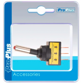 Jungiklis LED raudona 12V max 20A būgninė, S103-347045S