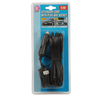 Extension cord from cigarette lighter 5m, S103-357706