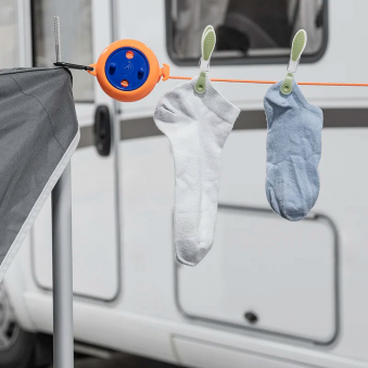 Corde à linge 8m enroulable, S103-362102