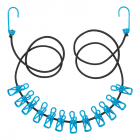 Elastinė skalbimo linija su 12 skalbinių kilpų 2m-3,3m