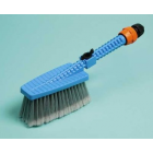 Washing brush for hose with water tap
