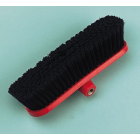 Washing brush with threaded handle