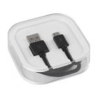 Micro USB latauskaapeli 1m, musta