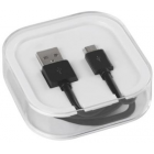 Micro USB latauskaapeli 1m, musta