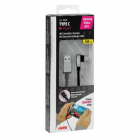 USB-C cable 100cm, 90° angled black