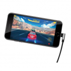USB-C cable 100cm, 90° angled black