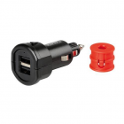 Быстрое зарядное устройство 2*USB, 12-32В, 2,7А, поиск по DIN