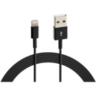 8pin USB laadija 1m, must Apple toodetel