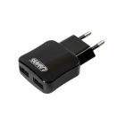 Kaksinkertainen USB-laturi 230V verkkovirrasta 2100Ma