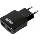 Kaksinkertainen USB-laturi 230V verkkovirrasta 2100Ma