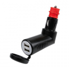 Adjustable dual USB charger