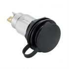 Kosteudenkestävä pistorasia 12V/24V, ã21mm, IP65