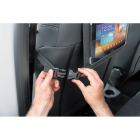 Tablet holder for seat backrest