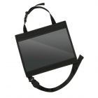 Tablet holder for seat backrest