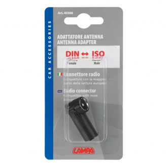 Adaptador de antena DIN hembra&gt;ISO macho, S103-4030.8