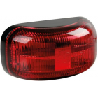 Gauge light 4 LEDs, red 10-30V, IP67, E